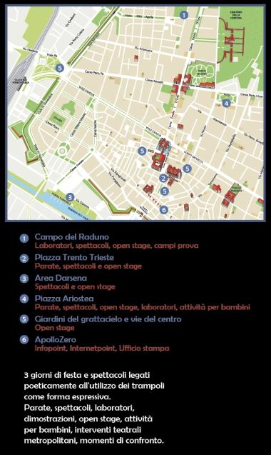 Mappa del festival
